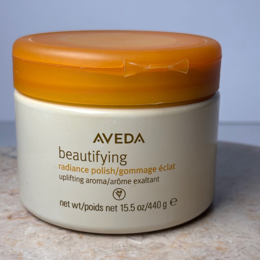 Aveda Beautifying Radiance Polish 15.5oz Body Scrub Salt Exfoliant New